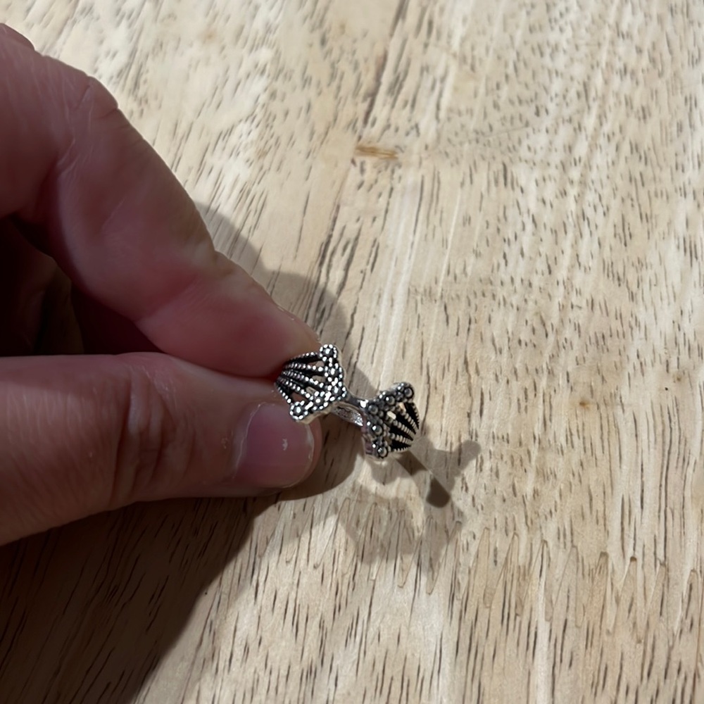 5 for $10 Bow ring silver